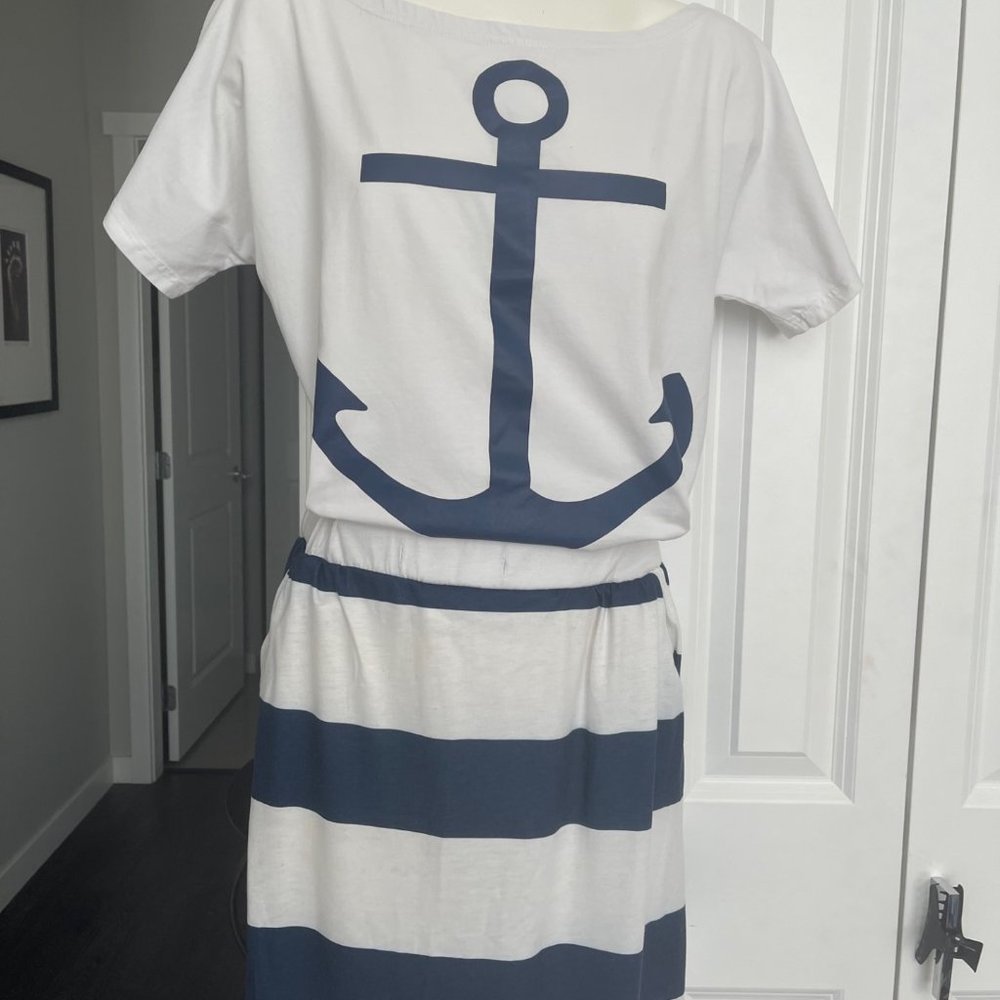Cute summer 2 piece Anchor Sailor top and maxi skirt
